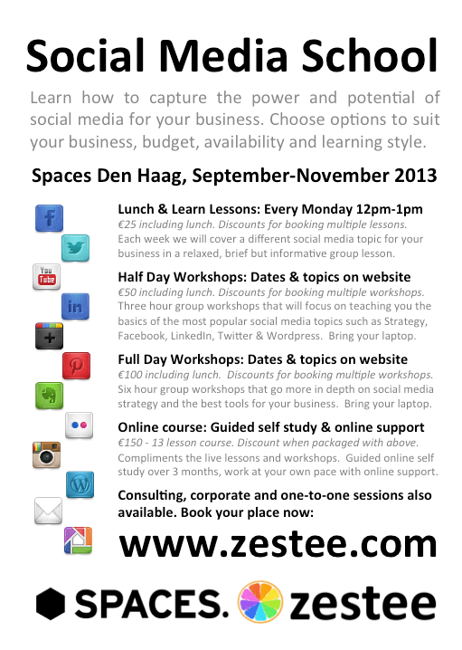 Zestee SMS flyer
