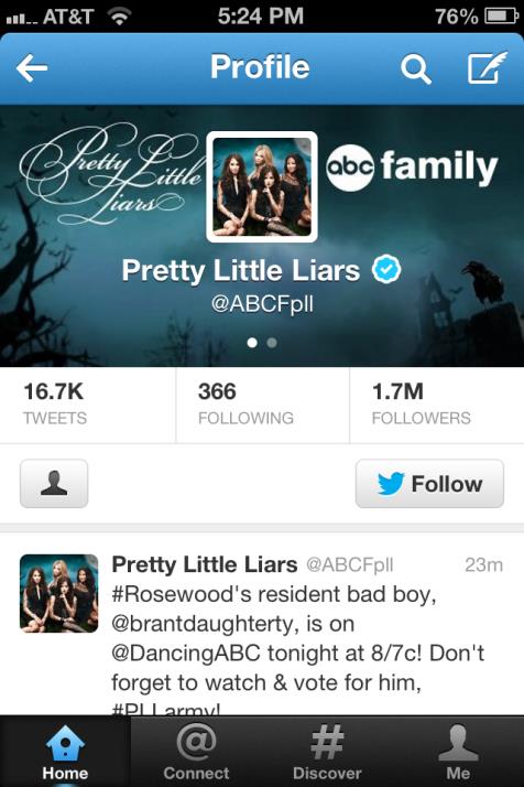 Twitter Pretty Little Liars