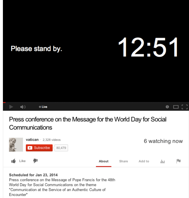 Vatican Press Conference