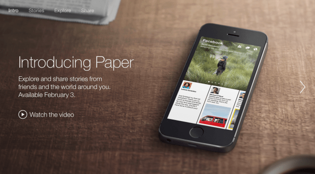 Facebook Paper