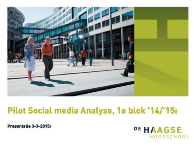 Pilot social media analysis