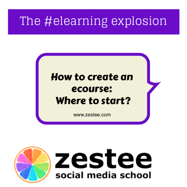 How to create an ecourse