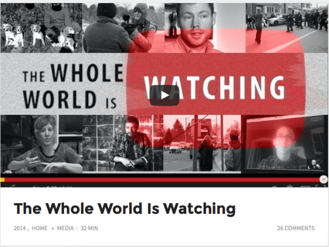 The Whole World is Watching